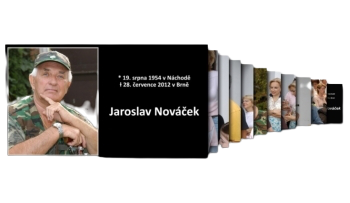 statická smuteční prezentace